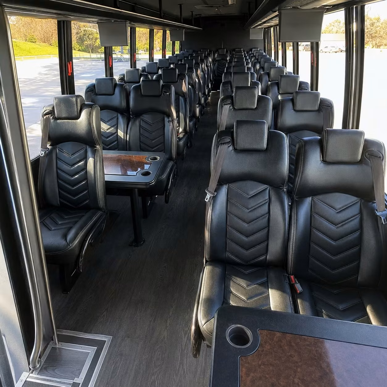 28 passenger minibus inside