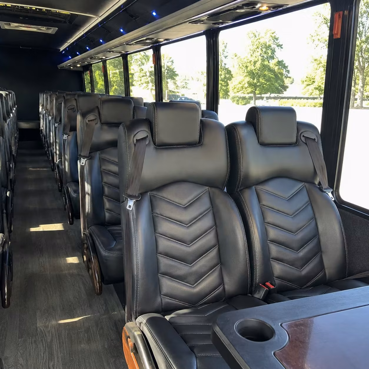 30 passenger minibus interior